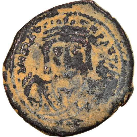 Mauricio Tiberio,
 
 Follis,
 
 595-596