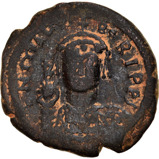 Acuñar,
 
 Mauricio Tiberio,
 
 Follis