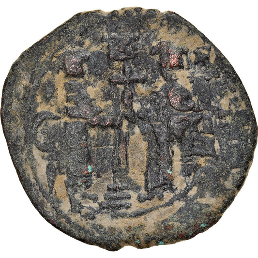Acuñar, 
  
  Konstantinos X, 
  
  Follis